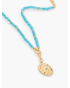 Mignonne Gavigan For Talbots Charm Necklace - Blue
