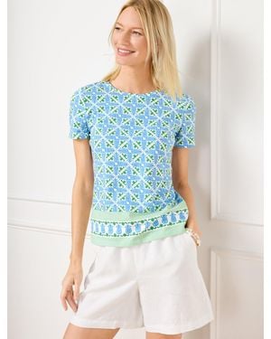 Talbots Crewneck T-shirt - Blue