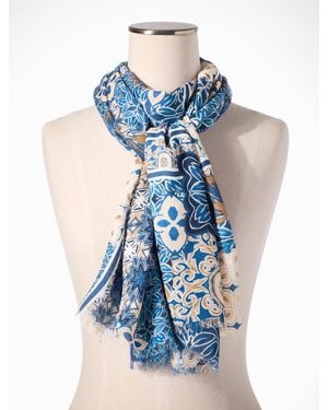 Talbots Casablanca Oblong Scarf - Blue