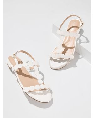 Talbots Keri Dot Vachetta Sandals - Natural