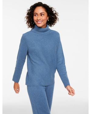 Talbots Jumper Studio Turtleneck Pullover - Blue