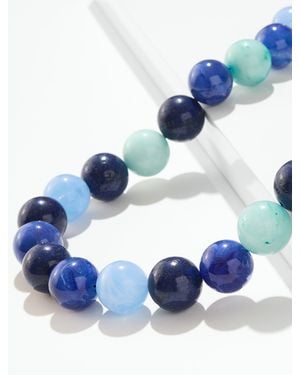 Talbots Lollipop Bead Necklace - Blue