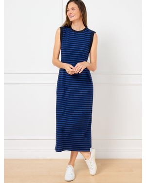 Talbots Sleeveless Maxi Dress - Blue