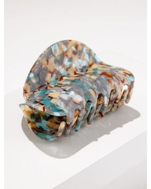 Talbots Demi Round Hair Clip - Gray