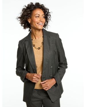 Talbots Double-breasted Blazer - Black