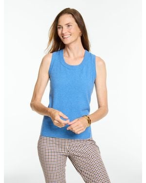Talbots Charming Shell Sweater - Blue