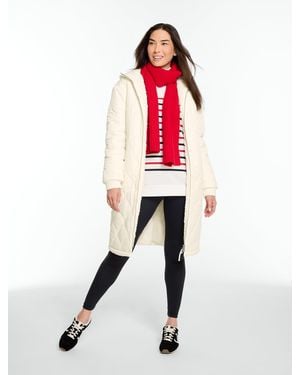 Talbots Reversible Long Sherpa Jacket - White