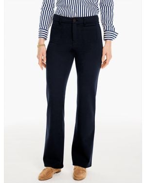 Talbots Perfect Ponte Bootcut Trousers - Blue