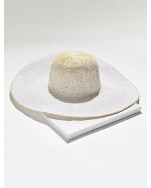 Talbots Straw Sun Hat - White