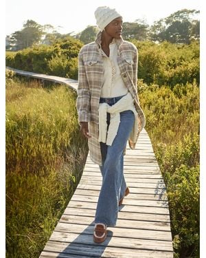 Talbots Bouclé Shirt Jacket - Natural