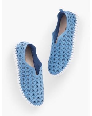 Ilse Jacobsen Tulip Slip-on Flats - Blue