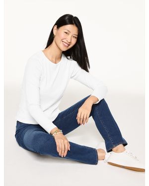 Talbots Long Sleeve Crewneck T-shirt - Blue