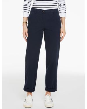 Talbots Heritage Twill Everyday Chinos Pants - Blue