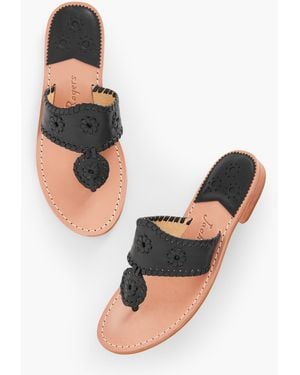 Jack Rogers Jacks Flat Sandals - Black