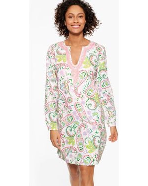 Aqua Club Gauze Caftan Cover-up - White