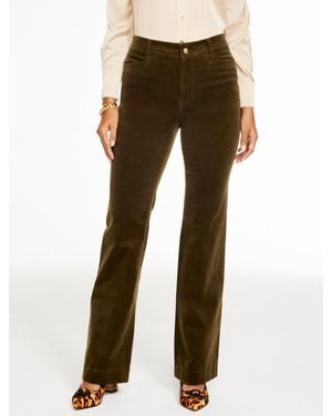Talbots Flare Leg Stretch Corduroy Pants - Multicolor