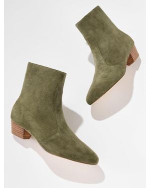 Talbots Lucy Suede Ankle Boots - Green