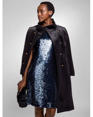 Talbots Rsvp Sequin Shift Dress - Blue