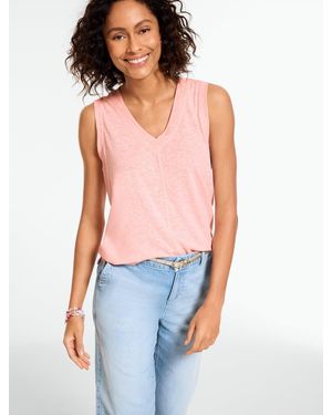 Talbots V-neck Tank Top - Blue
