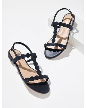 Talbots Keri Dot Vachetta Sandals - Metallic