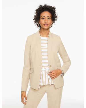 Talbots Rachel Cotton Blazer - Natural