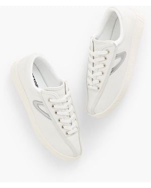Tretorn ® Nylite Plus Leather Sneakers - White