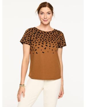 Talbots Crewneck T-shirt - Brown