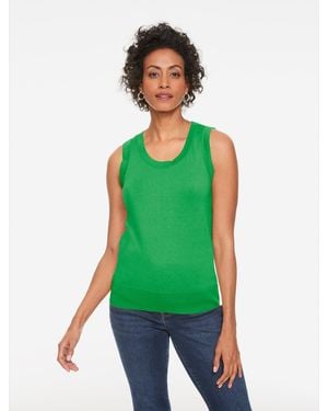 Talbots Charming Shell Sweater - Green