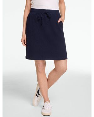 Talbots Crinkle Gauze Skirt - Blue