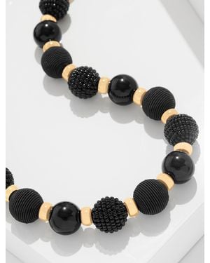 Talbots Martha Beaded Necklace - Black