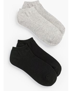 Talbots Two-pair Sock Set - White