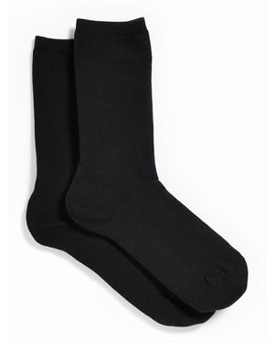 Talbots Melange Trouser Socks - Black