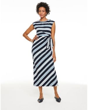 Talbots Side Tie Shift Dress - White