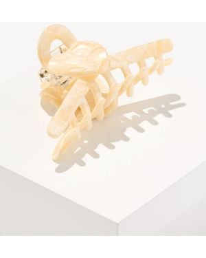 Talbots Heart Hair Clip - Natural