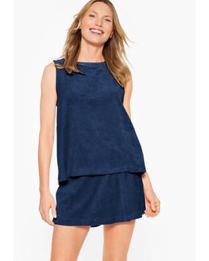 Aqua Club Terry Tank Top Cover-up - Blue