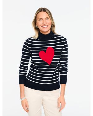 Talbots Mockneck Pullover Jumper - Red