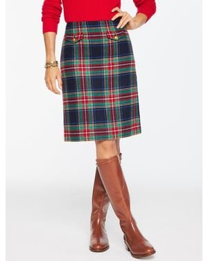 Talbots A-line Skirt - Blue