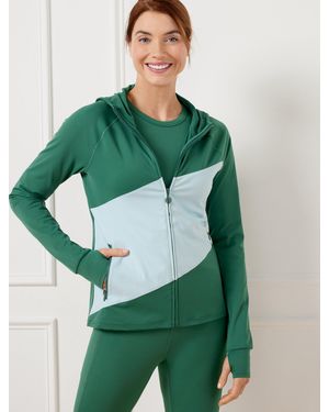 Talbots Performance Interlock Jacket - Green