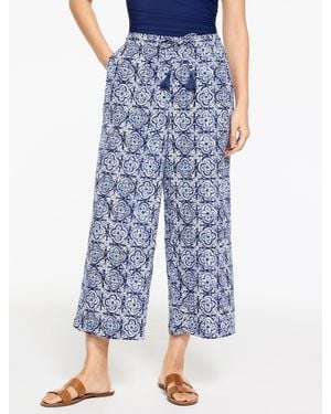 Aqua Club Gauze Trousers Cover-up - Blue