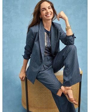 Talbots Single Button Blazer - Blue