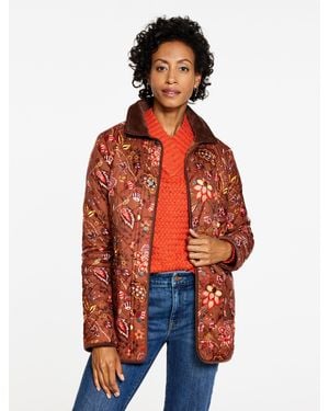 Talbots Quilted Barn Jacket - Red