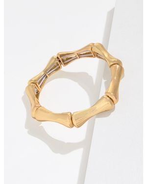 Talbots Bamboo Texture Stretch Bracelet - White