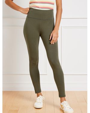 Talbots Everyday Stretch Leggings - Green