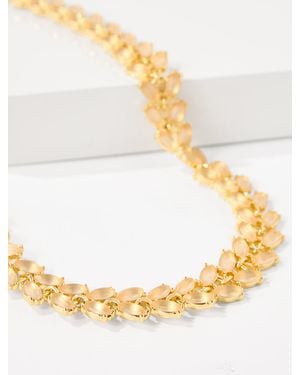 Talbots Fleur Linked Necklace - Metallic