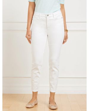 Talbots Jegging Crops - White