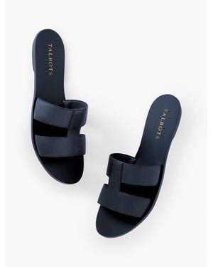 Talbots Hannah Vachetta Slides - Blue