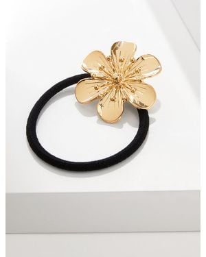 Talbots Falling Bloom Hair Tie - White