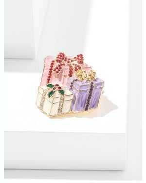 Talbots Pretty Presents Brooch - White