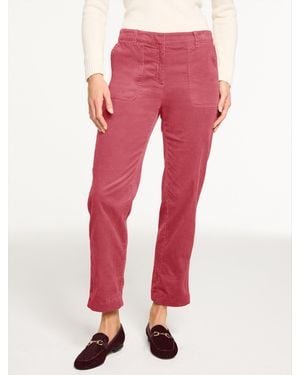 Talbots Tapered Ankle Stretch Corduroy Trousers