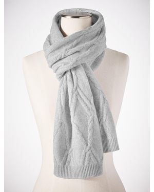 Talbots Metallic Cashmere Scarf - Grey